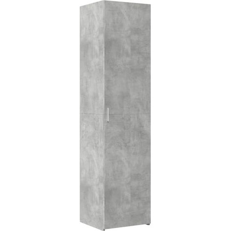 Credenza buffet cassettiera mobile contenitore organizer cucina soggiorno soggiorno alto 45 x 42,5 x 185 cm derivati del legno grigio 020034444