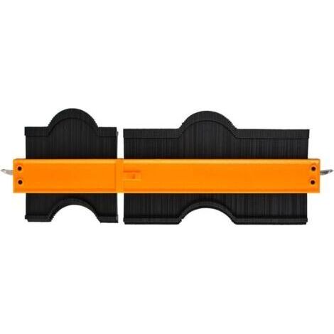 Jauge De Profil Connectable (10+5 Pouces), Copie Précise Du Duplicateur De Forme Irrégulière Pour Le Soudage, Outil De Marquage De Contour Pour La Pose De Sols/Moquettes/Carreaux, Menuisier Br (1/5)
