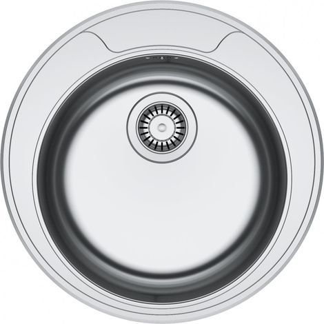 Evier Franke Rotondo ROX610-39 Inox Lisse - Inox Lisse (1/3)
