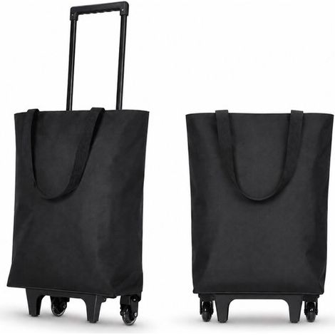 Chariot de courses pliable 2-en-1 – 30 L – 25 kg – Tissu Oxford 900D – Roues silencieuses – 90 cm (1/5)