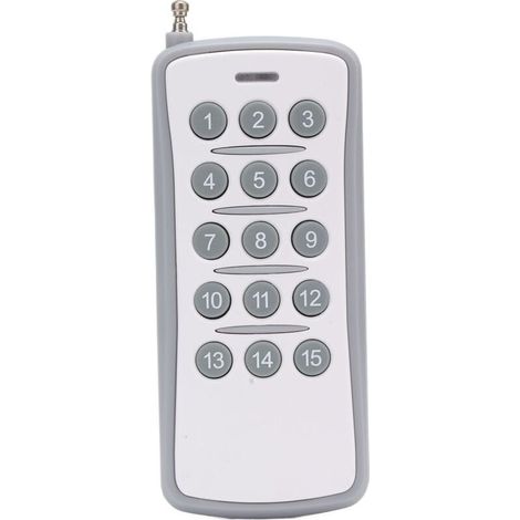 Télécommande Universelle - 433 MHz - Code Fixe 2264 2260 Et Apprentissage Puce 1527 - Pour Systèmes D'Alarme Et Contrôle De Porte - 1 Pièce (1/5)