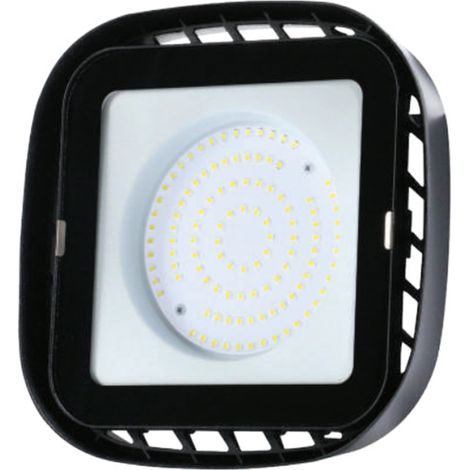 V-TAC Bell Industrial SMD LED-Hut 100 W quadratisches schwarzes Farblicht 4000 K IP65 – 10035 (1/5)
