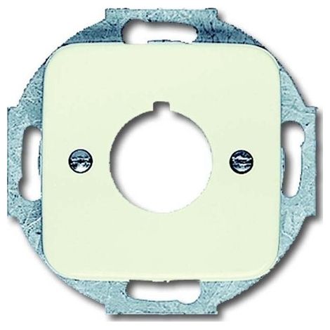 Busch-Jaeger Plaque centrale appareils de commande 1-fach weiß - Busch-Duro 2000® SI (2533-212), 2CKA001724A0210