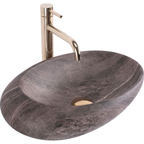 LAVABO da APPOGGIO REA ROXY A STONE D. GREY (1/4)