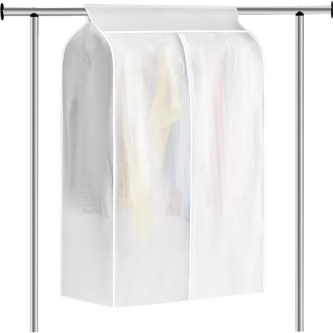 Covers to clothes dustproof longziming 80x50x120cm PEVA transparent \u200b\u200bAnti-acariens, closure illuminate, for hanger, vestes, costume, t-shirts (1/5)