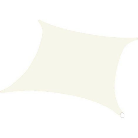 Voile D Ombrage - Toile PES Enduite PU 2 x 3 m - Protection UV 93 % - Coins Renforcés Avec Anneaux Inox - Pour Jardin Terrasse Piscine - 1 Pièce (1/5)