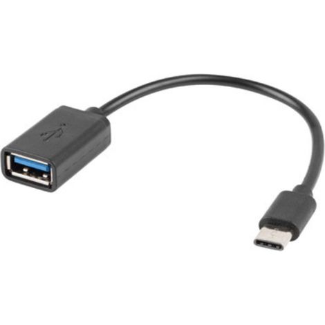 Lanberg ad-otg-uc-01 usb cavo 0,15 m usb 2,0 usbusb 2,0 usb a usb c nero