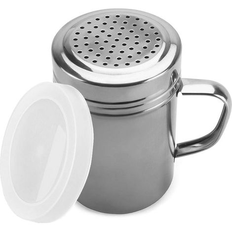 Bouteille à épices en acier inoxydable avec couvercle hermétique, couleur argent, une pièce (1/5)
