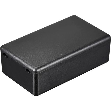 Mini Antipoussière Jonction Boîte 72x42x23mm ABS pour Électrique Projet Noir Paquet de 2 (1/5)