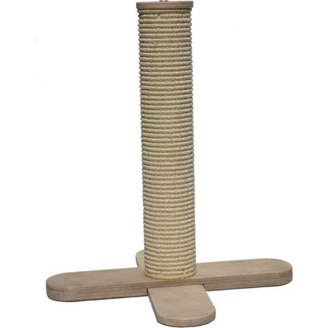 Active Cats Kratzstamm X-Tree, Natur - 80 cm Säule mit stabilem Sockel