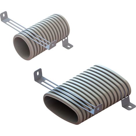 Helios FRS-BS FlexPipe Befestigungsschelle für Rohr rund DN 75 oder oval 51mm, 10 Stück