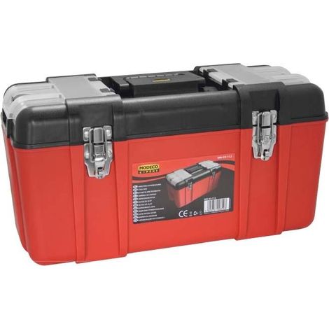 Modeco Caja de herramientas estándar de plástico oscuro práctica