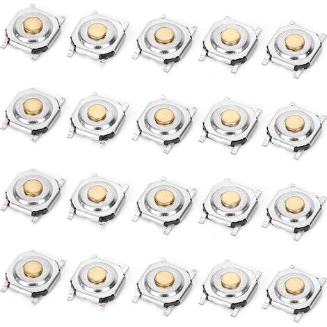 Berührungsschalter, Mikro-Berührungsschalter, Druckknopfschalter, 4x4x1,5 mm Mini-Sicherheitsschalter, 300 Stück für elektronische Produkte und