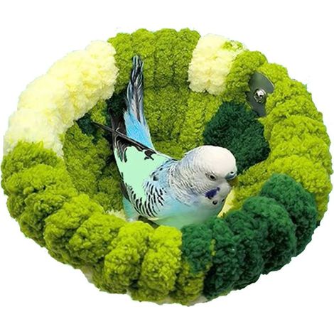 Nid de Cage à Oiseaux Lits pour Oiseaux Lit Chaud pour Perroquet Nid de Perroquet, lit de calopsitte de nid de Perruche, lit de Couchage d'hiver (1/5)