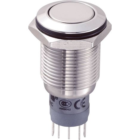 TRU COMPONENTS 701954 LAS2GQF-11/S/P Pulsante antivandalo 250 V/AC 3 A 1 x On / (On) Momentaneo 1 pz. (1/2)