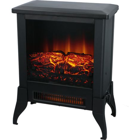 Classic Fire Cheminée d'ambiance Noir H46xl22.3xL37.2cm (1/5)