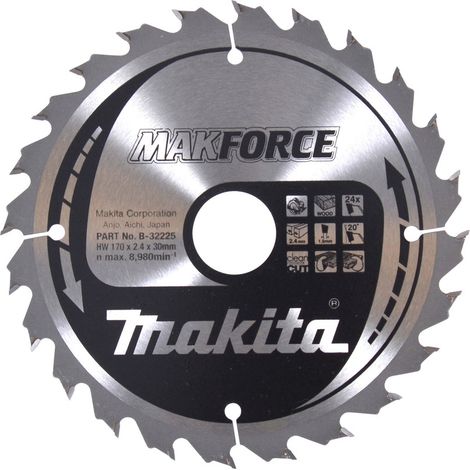 B-32225 Disco sega circolare, Makparace T.C.T, 170 x 30 mm, 24 D