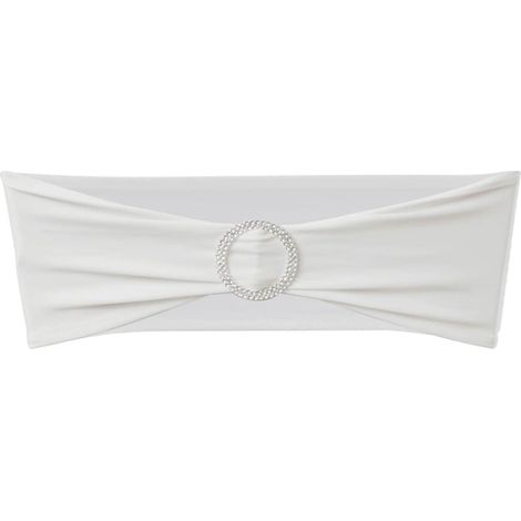Maison Exclusive - Moño decorativo elástico para sillas con hebil (1/5)