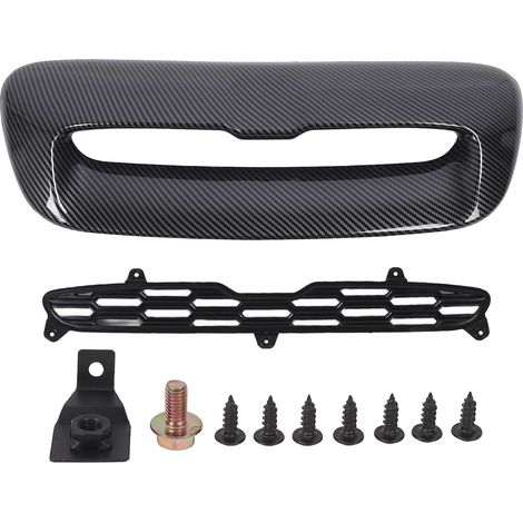 Fabater Carbonfaser-Motorhauben-Lufteinlass für Belüftungslöffel für R55 R57 R58 R59 2007-2013, Luftstrom für Auto-Enthusiasten. (1/5)