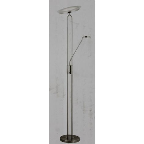 [GEBRAUCHT] B-Ware Lindby Twina LED-Stehleuchte Stehlampe Lampe Leuchte chrom satiniert 20W LED (1/2)