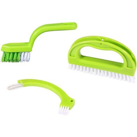 3 Pièces salle de bain et cuisine Brosse de nettoyage pour dans les sols de salle de bain et maison de cuisine-Fei Yu