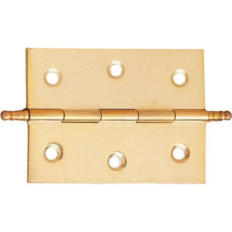 Caja 24 Bisagras Mod. 207 Final alto - 40 x 35 mm / Laton
