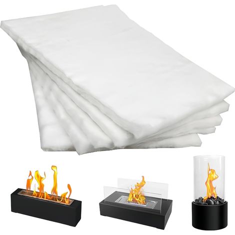 Ceramic Fibre Mat, Ceramic Fibre Insulation Blanket 40 x 60 x 0.5 cm, Glass Wool, High Temperature Insulation for Wood Burner, Fireplace, Oven, Boiler and Forging (1/5)