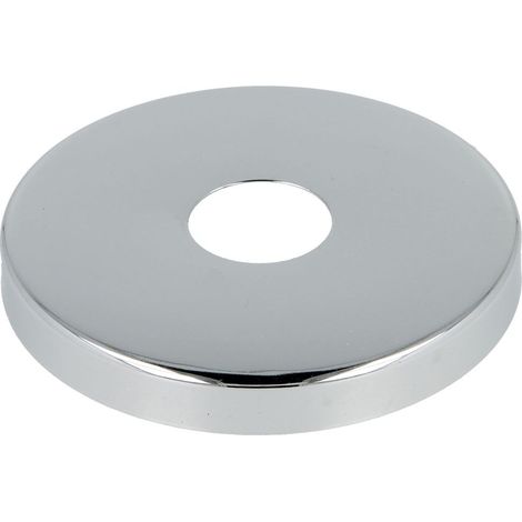 Rosace design p. robinet, laiton chromé 80 mm x 1/2 x 10 mm