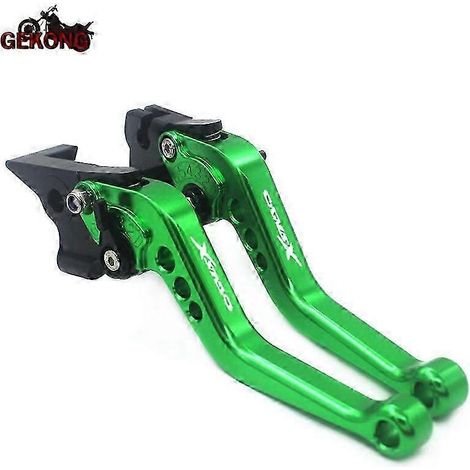 Accessoires pour Yamaha Cygnus X 125 Smax 155 2016-2018 : leviers de frein et d'embrayage courts pour moto (vert) (1/5)