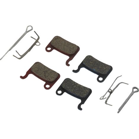 Plaquettes de frein ZT3 pour scooters, plaquettes de frein à disque, plaquettes de frein résistantes à l'usure, coloris rouge, bleu, marron et noir - plaquettes de frein ZT3 marron