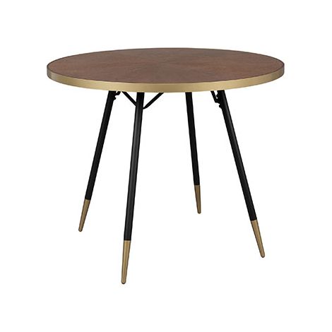 Table à manger, Table de repas bois et métal Denise Marron en Wood, BOITE A DESIGN (1/7)