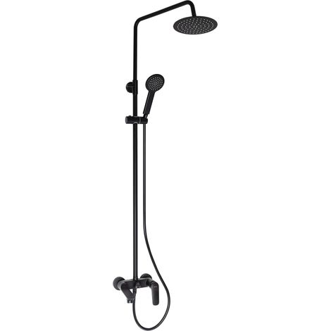 Deante Coriander Duschset in mattschwarz modern (1/2)