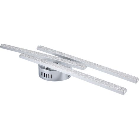 Plafonnier LED à 3 bandes, éclairage moderne pour salon et chambre, lumière blanche AC85-265V (1/5)