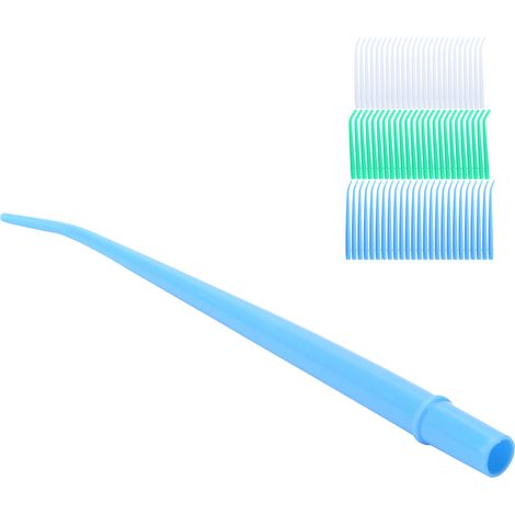 Embouts Aspirateurs Dentaires Jetables 5.8mm, 3.8mm, 2.5mm - Matériel Dentaire Professionnel (1/5)