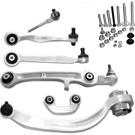 Ensemble complet de triangles de suspension avant droits Audi A6 C6 (4F2, 4F5, 4FH)