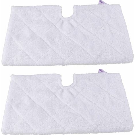 Used for Shark S3901 Steam Mop Replacement Microfiber Cloth, Cleaning Accessories S3550, S3501, S3601, S3901, White/2x Steam Mop Cloths (1/5)