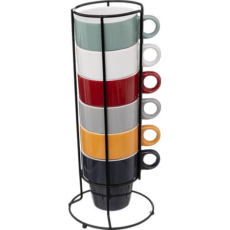 Secret de Gourmet Set di 6 Tazze da Caffè Multicolore Natale (1/4)