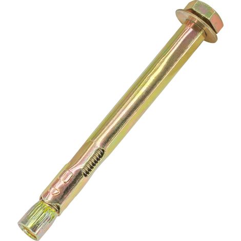 10 boulons d'expansion hexagonaux pour fixation sur murs en béton et maçonnerie (M8 x 100 mm) (1/3)