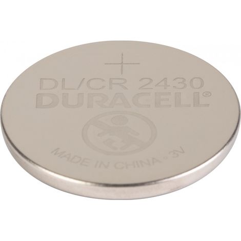 Pile bouton CR2430 lithium Duracell 285 mAh 3V 2pcs