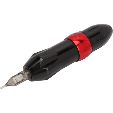 Kit de stylo tatouage avec interface DC, tension de travail 6-9V, alimentation sans noyau, couleur rouge, pour usage professionnel (1/5)