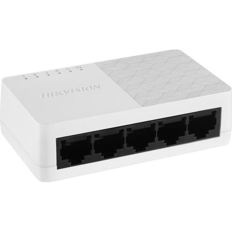 Hikvision DS-3E0505D-O switch di rete Gigabit Ethernet (10/100/1000) Nero, Bianco