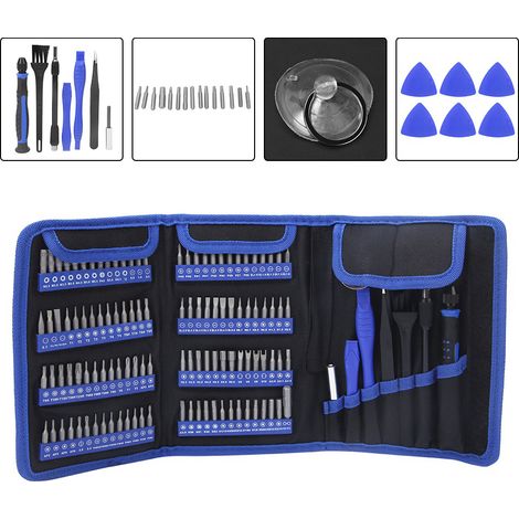 Set mit 126 magnetischen Präzisionsschraubendrehern für die Reparatur elektronischer Geräte (1/5)