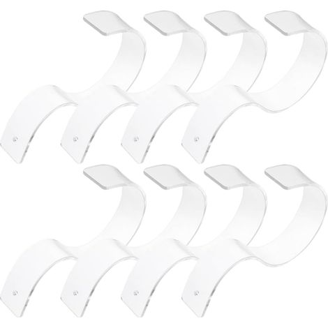 Porte Ceinture Acrylique Transparent Présentoir Ceinture pour Dressing Et Boutique Rangement Ceintures Surface Lisse sans Bavures 6.30 X 4.13 X 1.18 in 8 Pièces (1/5)
