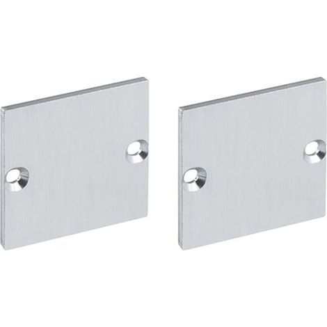 Barthelme 62399827 62399827 Endkappen-Set Kunststoff (L x B x H) 30 x 2 x 30 mm 1 Paar