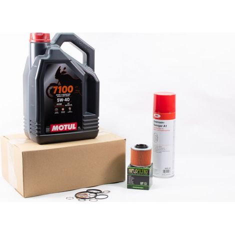 Kit Entretien Vidange Standard pour APRILIA PEGASO 600 de 1985 à 1994 - MOTUL 7100 5w40 4L