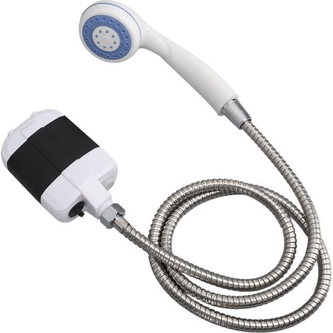 Leistungsstarke, per USB aufladbare, wasserdichte Campingdusche mit 2400 mAh, tragbares Duschset für den Outdoor-Einsatz (1/5)