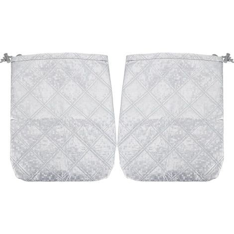 KZQ Coppia di calotte per specchietti laterali, protezione da neve, antigelo, antipioggia e antigelo (33 x 27 cm) (1/4)