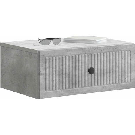 Maison Exclusive - Nachttisch 2 pcs Betongrau 49 x 34,5 x 20 cm H