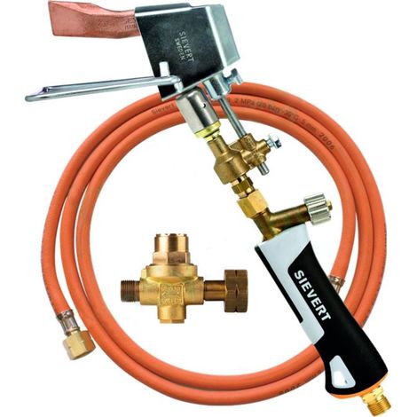 Ensemble Fer à souder S100 Pro 86 avec panne cuivre 300 gr + 4 m de tuyau et détendeur 2 bar - VIRAX - SI219745