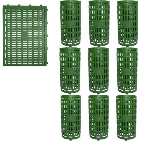 Pack of 10 Sleeves, Stretchable Mesh, Bark Protection, Adjustable, For Garden and Seedlings (1/2)